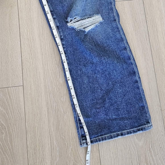 Hudson Jeans Noa Mid Rise Ankle Crop Straight Jeans Rhoda medium wash size 29 - Picture 11 of 14